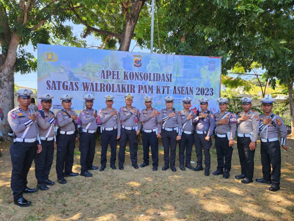 Nah, Personel Ditlantas Polda Sulsel BKO ASEAN SUMMIT KE 42 di Labuang Bajo Tuai Penghargaan