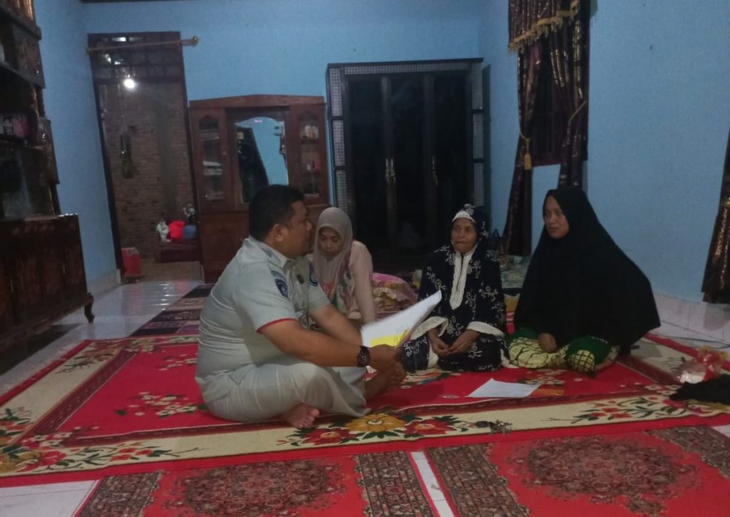 Hari Libur Bukan Penghalang Bagi Jasa Raharja Dalam Memberikan Pelayanan Korban Lakalantas di Pinrang