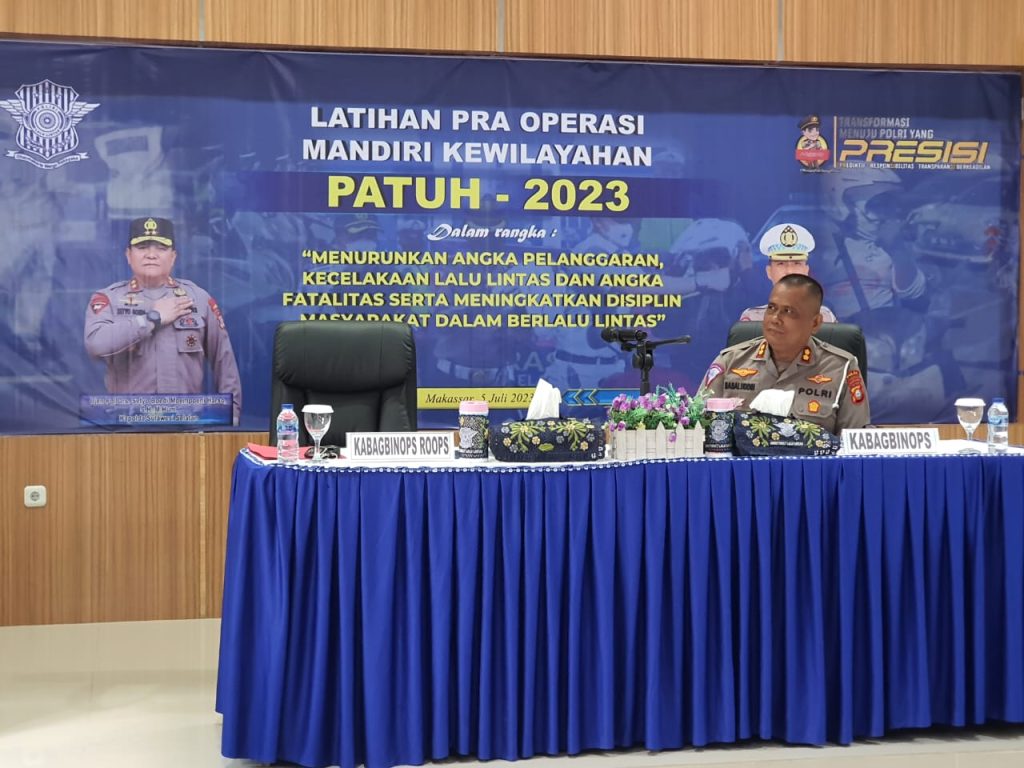 Latpra Operasi Patuh Pallawa 2023. Sasar 8 Prioritas Pelanggaran