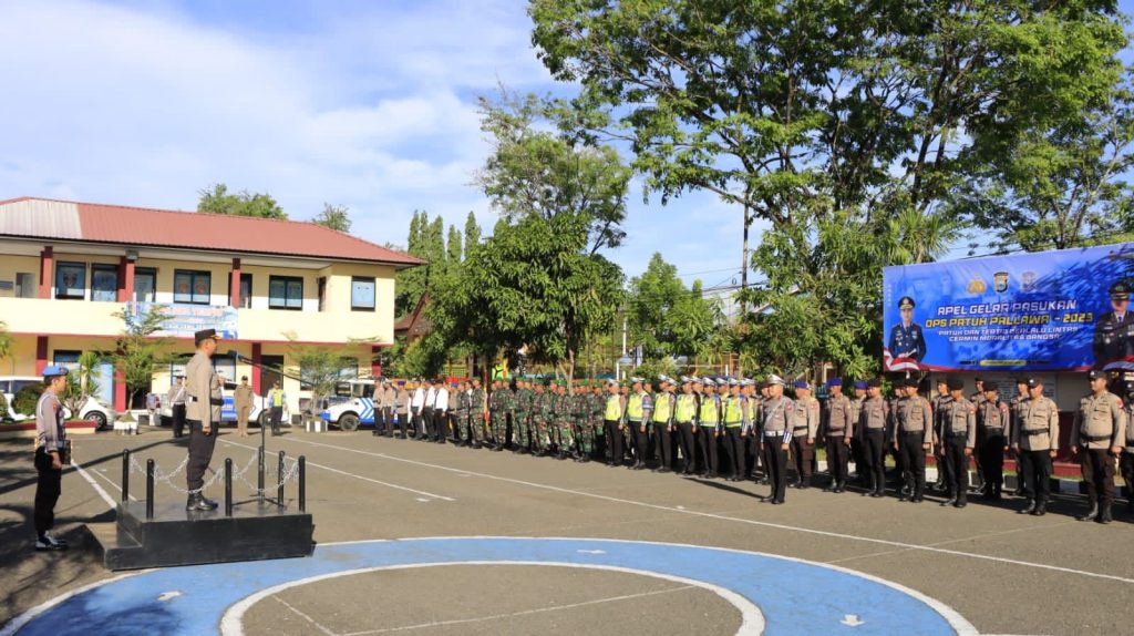 Apel Gelar Pasukan Tandai Operasi Patuh Pallawa-2023 di Pangkep