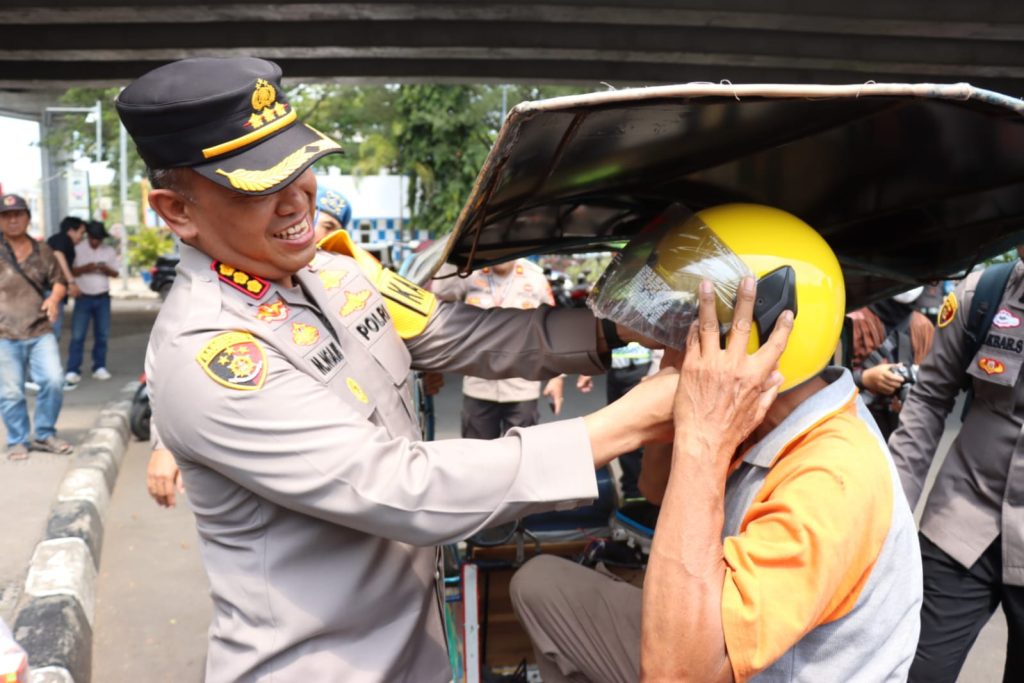 Hari ke Dua Operasi Patuh Pallawa-2023, Satlantas Polrestabes Makassar Tilang 152