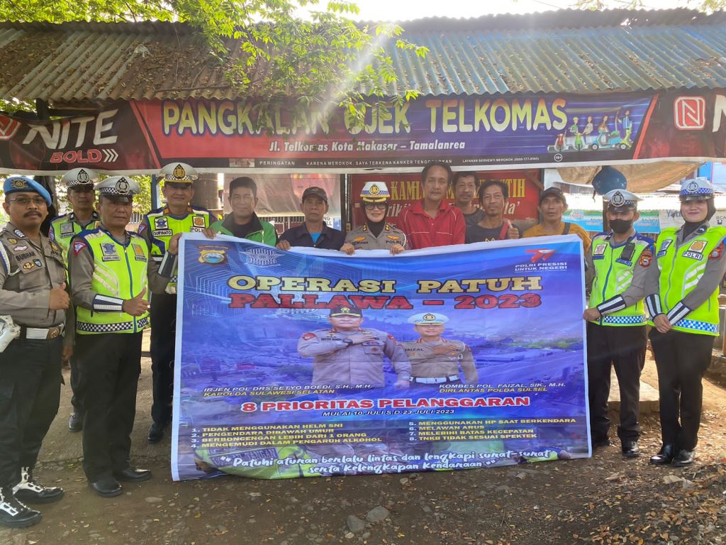 Intip Kegiatan Satgas Preemtif Ditlantas Polda Sulse Hari ke Lima Operasi Patuh Pallawa 2023