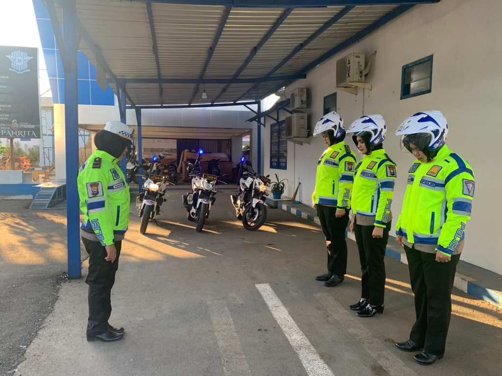 Tingkatkan intensitas Patroli Polwan Ditlantas Polda Sulsel, Sambut HUT Polwan ke-75