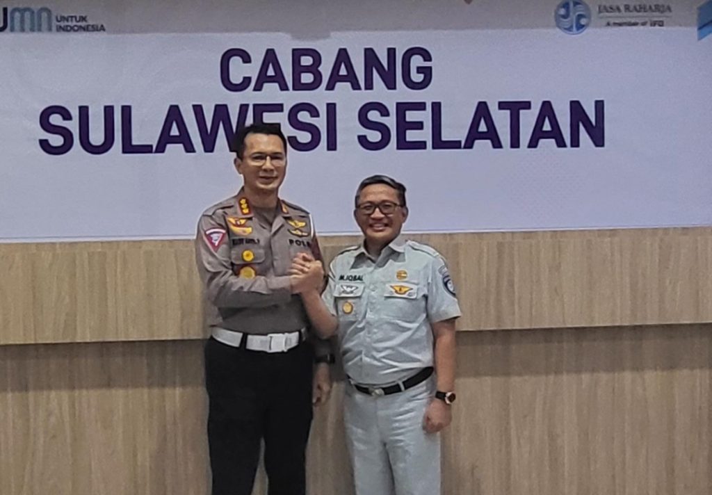 Koordinasi ke Jasa Raharja, Dirlantas Polda Sulsel Dukung Fitur Running Text Himbauan Bayar Pajak Ranmor