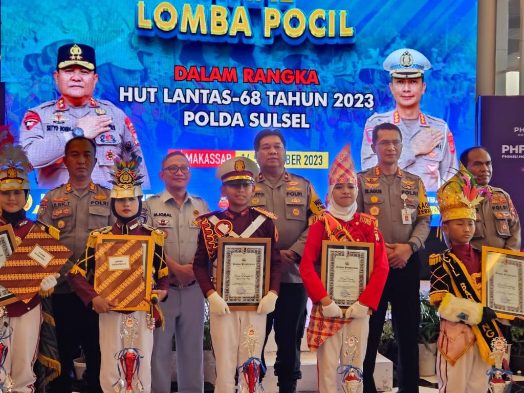 Jasa Raharja Sulsel Hadiri Lomba Polisi Cilik dalam rangka Hari Lalu Lintas Bhayangkara ke-68 Tahun 2023