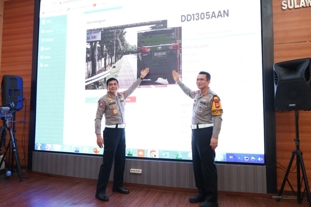 Nah! Pengembangan Inovasi ETLE Polda Sulsel Diapresiasi Korlantas Polri