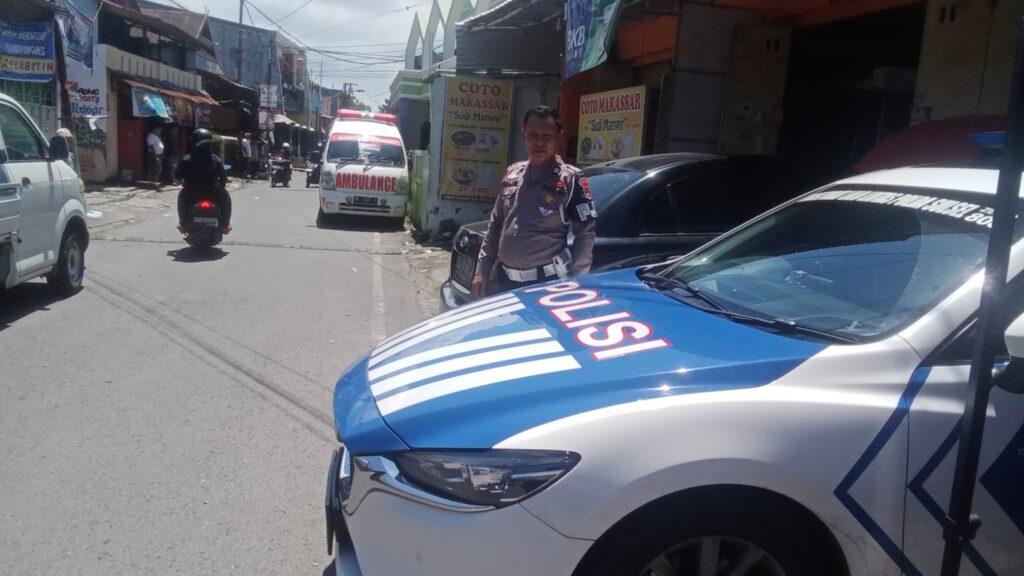 Lagi, Personel Sat PJR Ditlantas Polda Sulsel Kawal Jenazah Dari Makassar ke Takalar