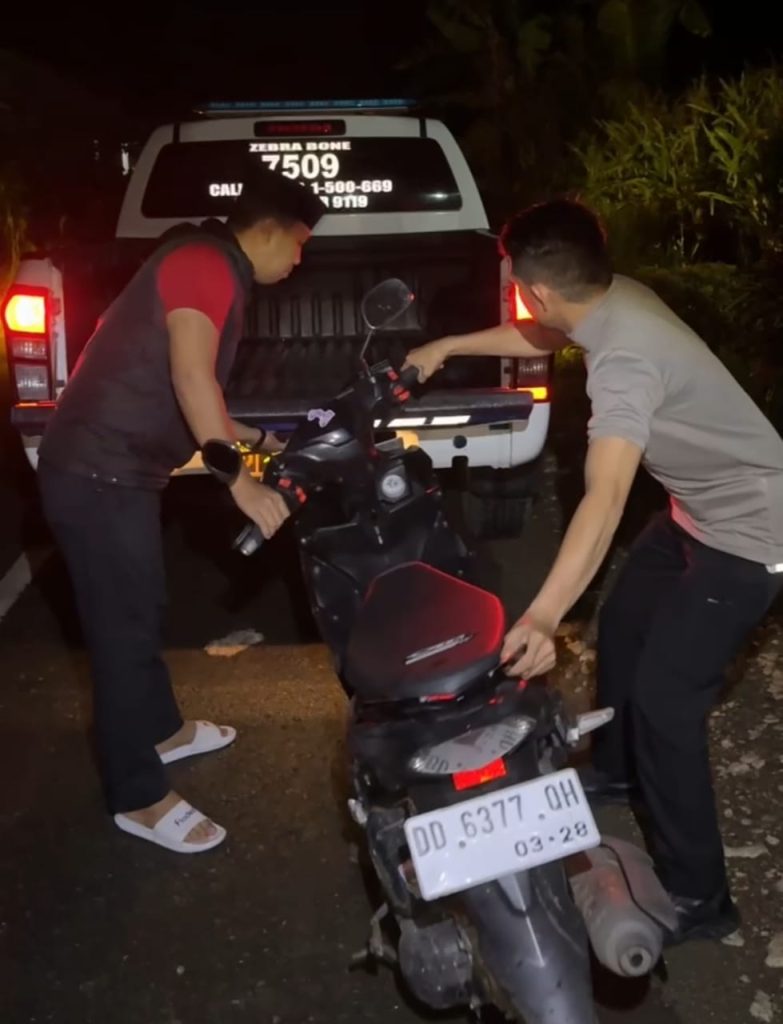 Satlantas Polres Bone Libas Aksi Freestyle dan Balap Liar