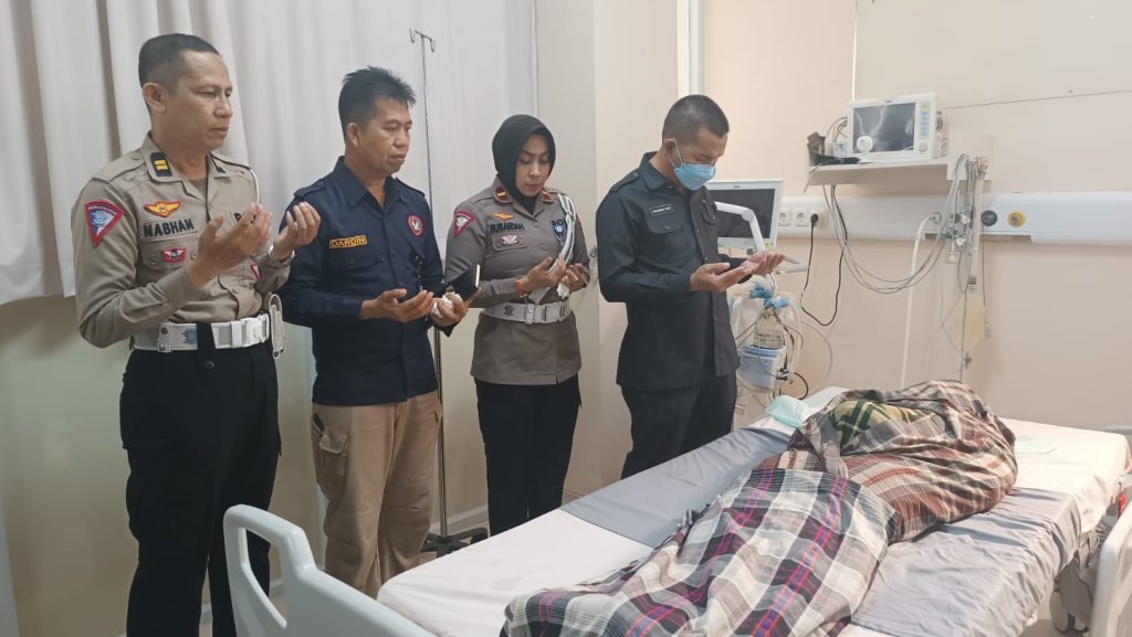Ditabrak Saat Pengaturan Lalulintas, 3 Hari tak Sadarkan Diri, Aipda Sunandar Menghembuskan Nafas Terakhir