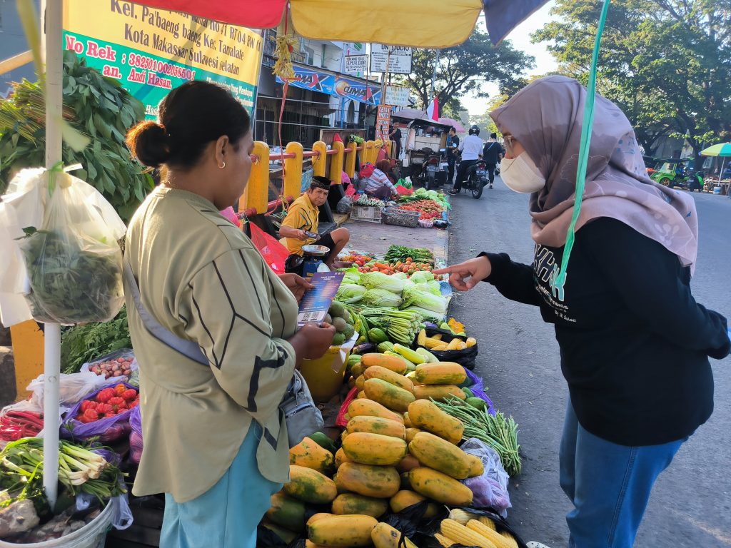 Jasa Raharja Cabang Sulsel Sasar Pasar Sosialisasi Relaksasi Pajak Kendaraan Bermotor