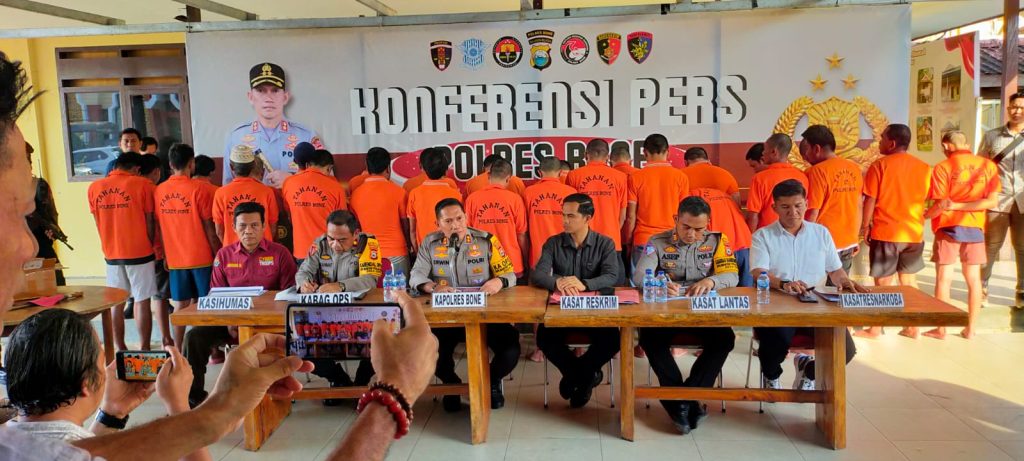 Operasi Zebra Pallawa 2024 di Wilayah Hukum Polres Bone Lakalantas Turun 11,53%
