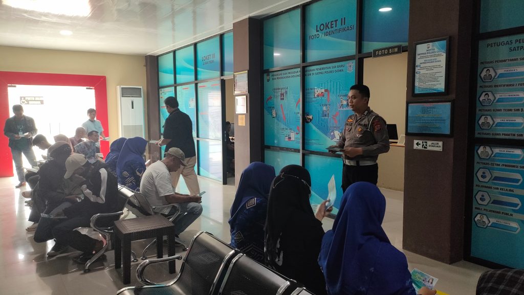 Satlantas Polres Gowa Sukses Eri Pemahaman pada Pemohon SIM Soal Kepesertaan Aktif JKN/BPJS
