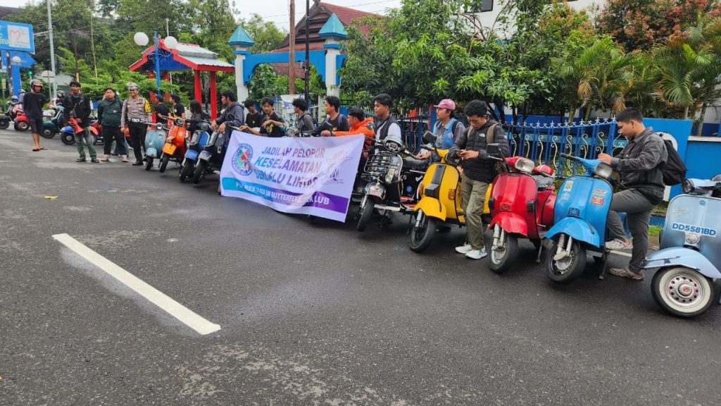 Kasat Lantas Polres Maros Ajak Komunitas Vespa Jadi Pelopor Keselamatan Jalan