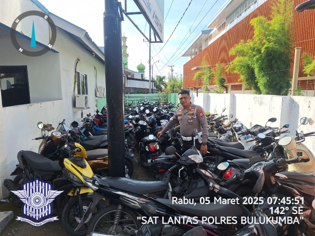 Ditengarai Hendak Balap Liar, 182 Unit Sepeda Motor Dijaring Satlantas Polres Bulukumba