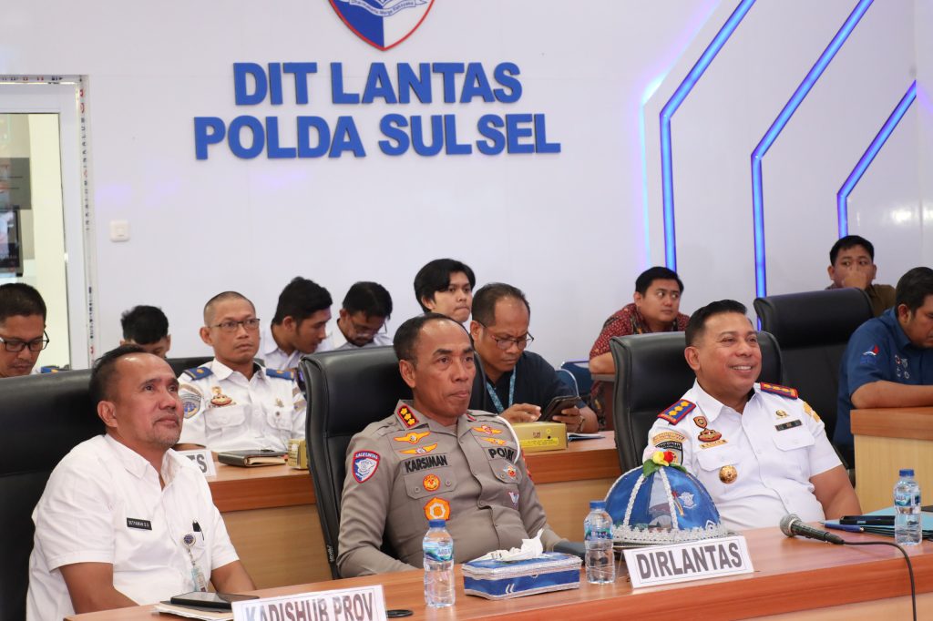 Zoom Meting Nasional, Ditlantas Polda Sulsel: Langkah Strategis Selesaikan Masalah Over Dimension dan Over Load
