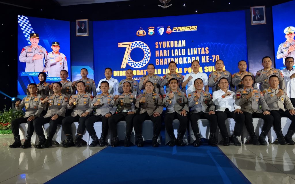 HUT Lalu Lintas Bhayangkara ke-70 di Sulsel, Kapolda Ingatkan Integritas