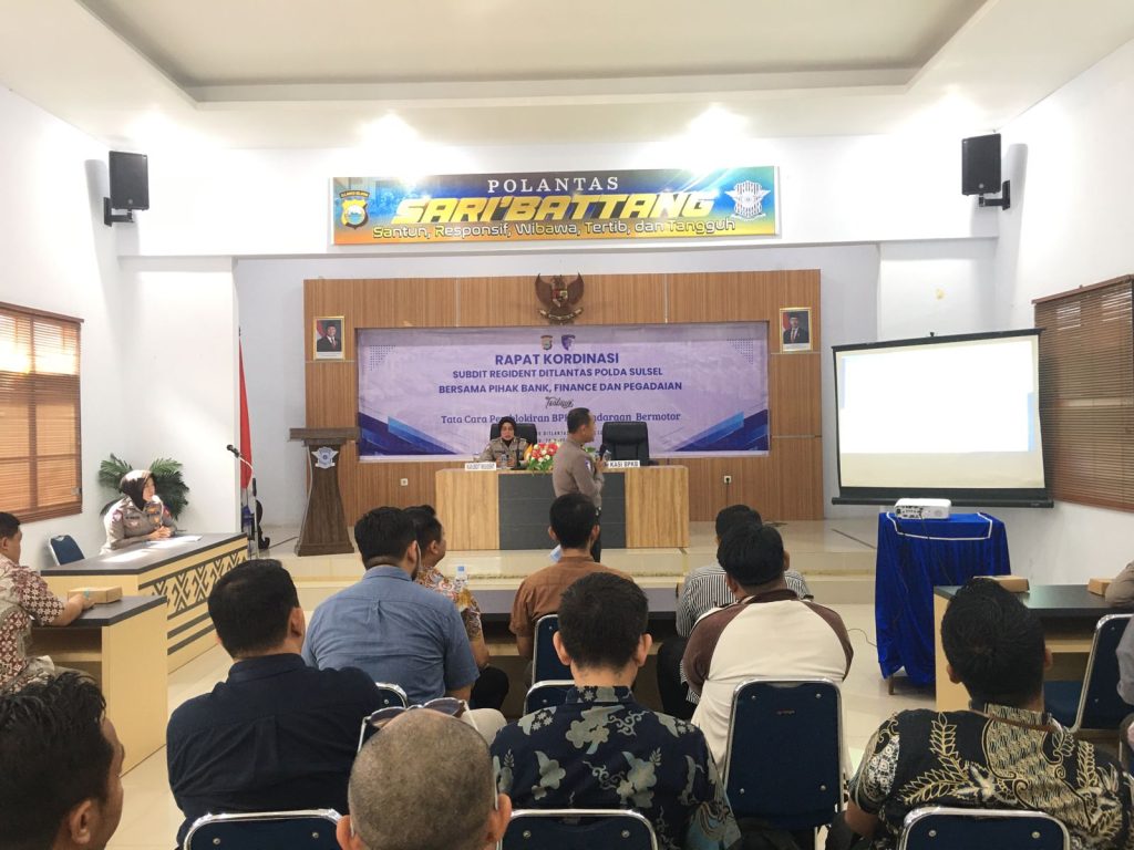 Layanan lepas Blokir Pembiayaan, Regident Ditlantas Polda Sulsel Minta Finance Permudah Masyarakat