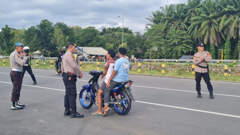 Berani Balap Liar dan Gunakan Knalpot Brong di Maros? Jika terjaring Kendaraan Dikandangkan 3 Bulan!