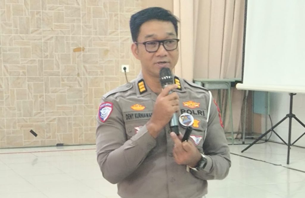Ditlantas Polda Sulsel Edukasi Siswa Rajawali Soal ETLE