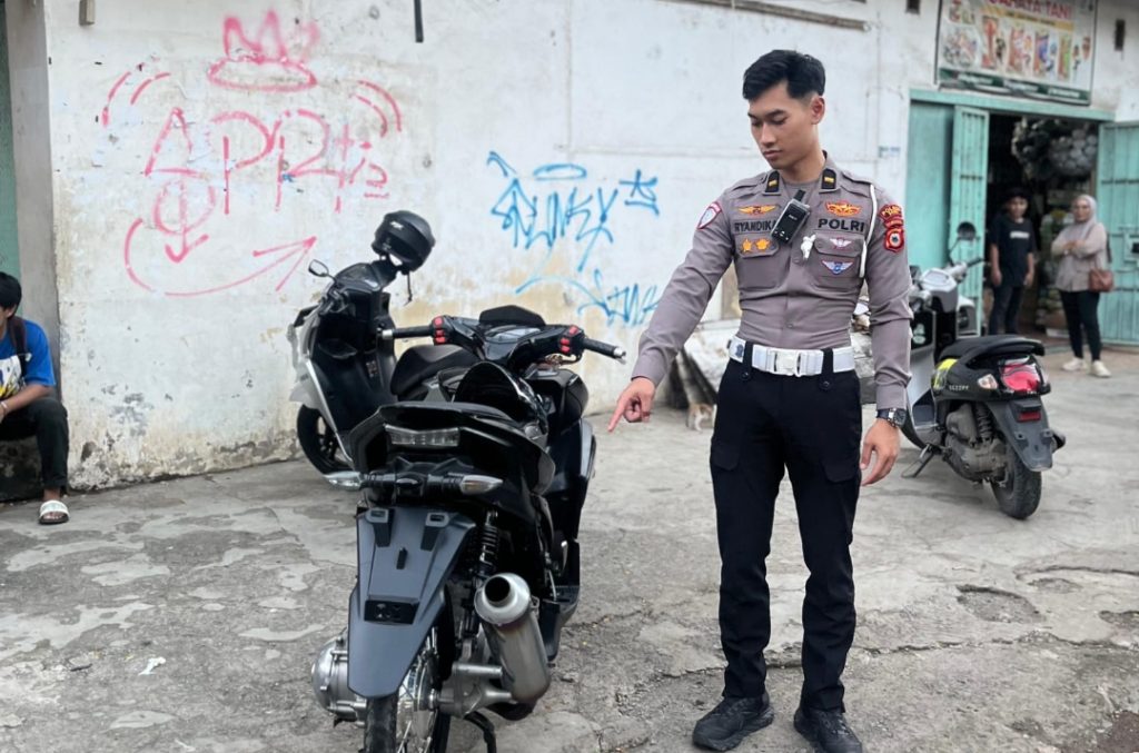Satlantas Polres Bone “Sikat” Knalpot Brong Jelang Operasi Patuh 2026