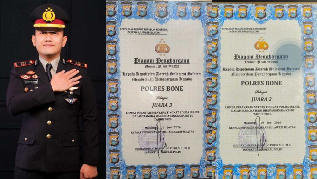 Ini Prestasi Satlantas Polres Bone di Hari Jadi Bhayangkara ke-80!