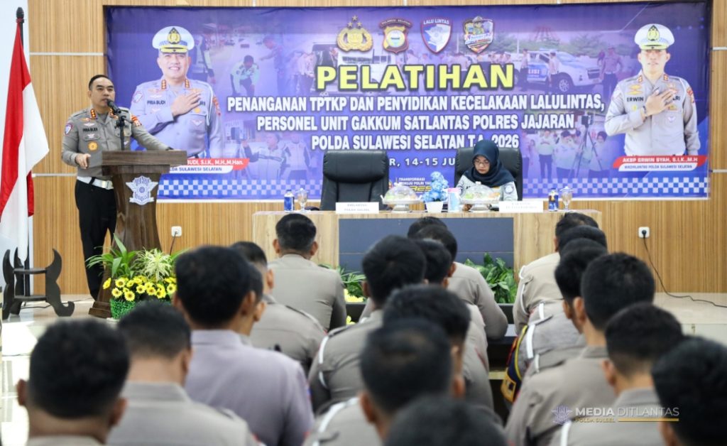Ditlantas Polda Sulsel Tingkatkan Kualitas Penanganan TPTKP & Penyidikan Kasus Lakalantas