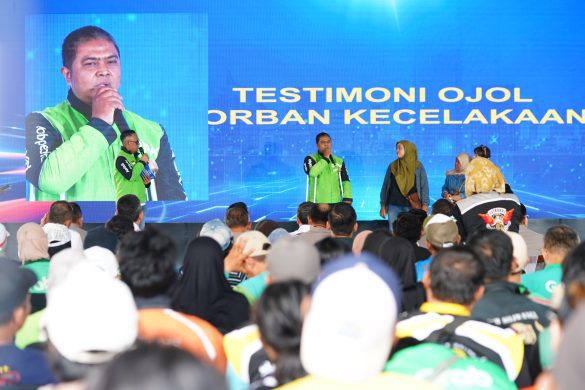 Ojol Siap Tangani Kecelakaan Usai Dapat Pelatihan Korlantas Polri