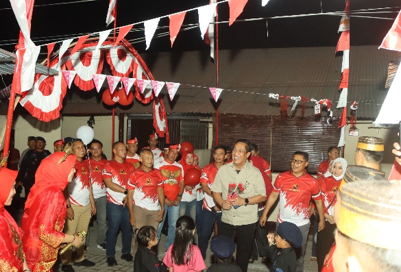 Dari Barongsai hingga Angaru, Cara Unik 13 Lorong Asrama Brimob Sambut Kapolda Sulsel