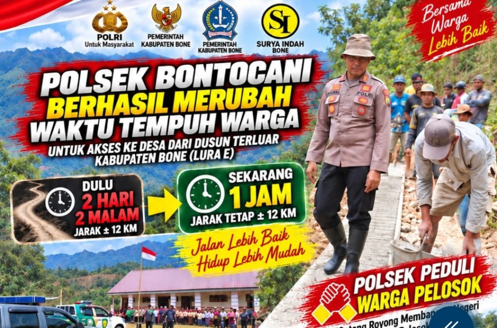 Perjalanan 2 Hari Jadi 1 Jam: Jalan Harapan di Lura E Bontocani Bone